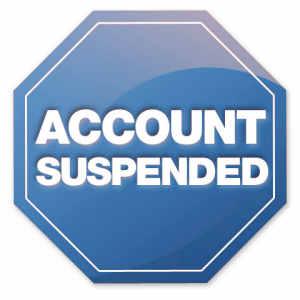 Facebook Like and Share Competitions Account Suspended Graphic